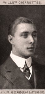 H.H, PR. Alexander of Battenberg, 1908 by WD and HO Wills