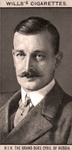 H.I.H The Grand Duke Cyril of Russia, 1908 by WD and HO Wills