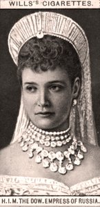 H.I.M, The Dowager Empress of Russia by WD and HO Wills