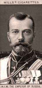 H.I.M The Emperor of Russia, 1908 by WD and HO Wills