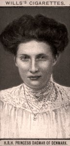 H.R.H Princess Dagmar of Denmark, 1908 by WD and HO Wills