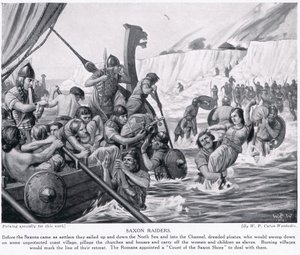 Saxon Raiders, Illustration from 