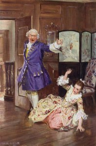 He then broke from her with such violence that her face dashed against the floor by W.R.S. (after) Stott