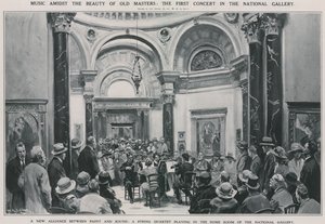 The First Concert in the National Gallery by W.R.S. Stott