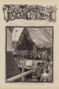 Queen Victoria christening the Royal Sovereign by W.S. Stacey
