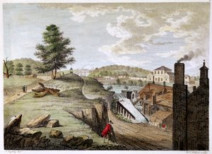 Greenfield Brass Mill near Holywell, Flintshire, Wales, 1792 by W. C. Wilson