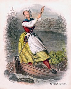 Swedish Woman Rowing