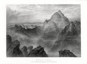 Mount Sinai: Jebel Musa as Seen from Jebel Katharina