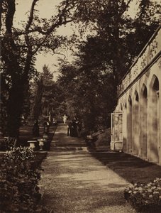Orangery and Flower Garden at Singleton, Glamorganshire by W. Graham Vivian
