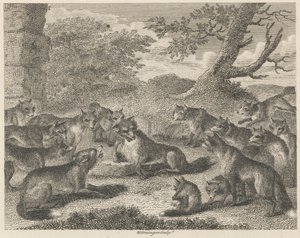 The Fox at the Point of Death by W. Grainger