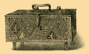The Valence Casket, c1305-1312, 1881 by W. Harbutt