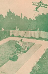 A Hint to the Airman Home on Leave by William Heath Robinson