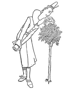 All Cares and Sorrows Were Forgotten By Him Who Inhaled Its Fragrance, c1930