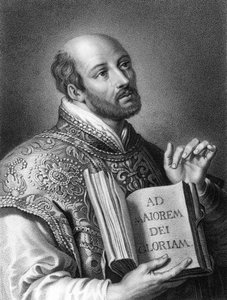 St Ignatius of Loyola, 16th century Spanish soldier and founder of the Jesuits, 1836
