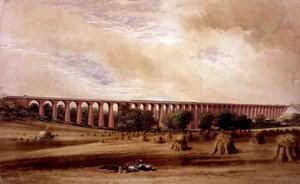 Welwyn Viaduct, c.1850 by W. Humber