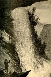Under the Catskill Falls, 1874 by W. J. Linton