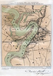 Vicksburg, Mississippi, and Its Defences by W Kemble