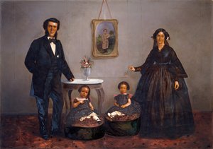 Family Portrait, ca. 1855 by W. Penny
