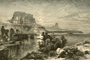 Cliffs of Green River, 1874