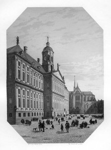 Town Hall in Amsterdam, Netherlands