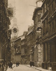 The Old Signs Have Come Back to Lombard Street by W. Whiffin