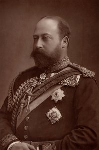 Edward VII (1841-1910) King of the United Kingdom from 1901, while still Prince of Wales