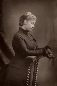 The Empress Eugenie (1826-1920) widow of Napoleon III of France by W. and D. (after) Downey