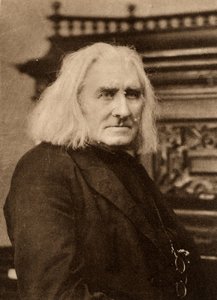 Franz Liszt (1811-1886) Hungarian pianist and composer in later life (Photogravure after a photograph by W & D Downey, London)