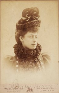 Princess Victoria of Wales, Late 19th Century by W. and D. Downey