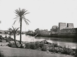 Temple of Isis, Philae, Egypt, 1895 by W and S Ltd