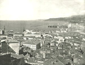 Town and Harbour, Trieste, Italy by W and S Ltd