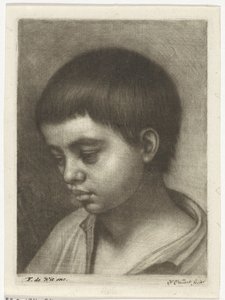 Head of a Boy, Facing Left by Wallerant Vaillant