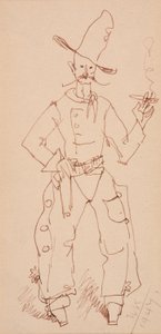 Cowboy Smoking by Walt Kuhn