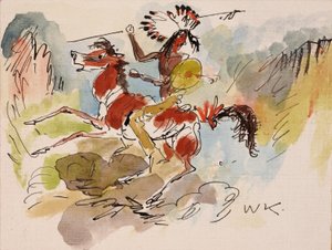 Indian on Horseback