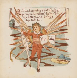 Illustration for Pothooks and Perseverance by Walter Crane by Walter (after) Crane