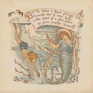 Illustration for Pothooks and Perseverance by Walter Crane by Walter (after) Crane