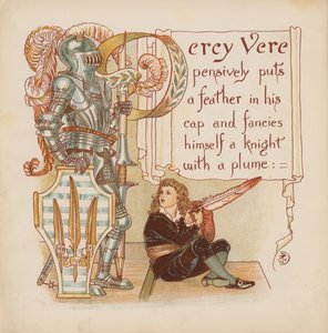 Illustration for Pothooks and Perseverance by Walter Crane