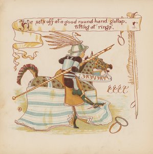 Illustration for Pothooks and Perseverance by Walter Crane by Walter (after) Crane