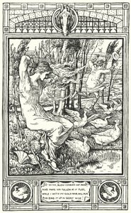 The Goose Girl by Walter (after) Crane