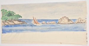 Coast in Florida (?) by Walter Barwig