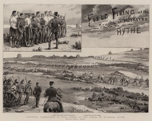 Practical Instruction in Field Firing at the School of Musketry, Hythe