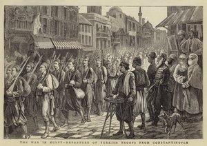The War in Egypt, Departure of Turkish Troops from Constantinople