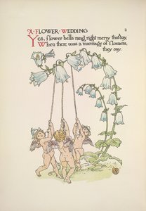 A flower wedding by Walter Crane