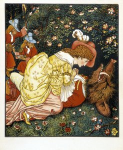 Beauty and the Beast - Illustration by Walter Crane