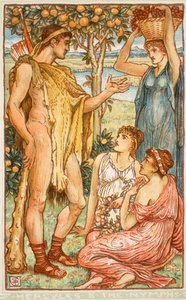 Hercules and the nymphs, illustration from 