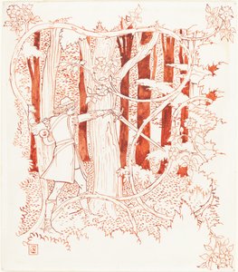 Prince Charming in the Forest by Walter Crane