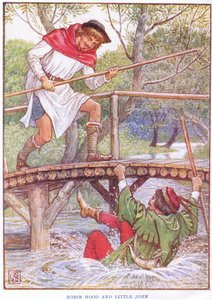 Robin Hood and Little John, c.1920