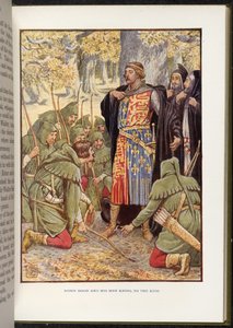 Robin Hood before Richard I by Walter Crane