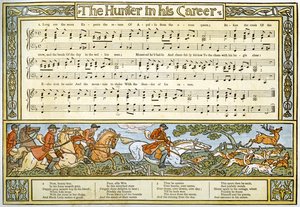 The Hunter in his Career, Song Illustration from 