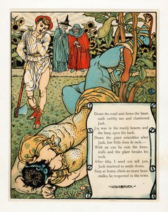The Giant Breaks His Neck from The Blue Beard Picture Book